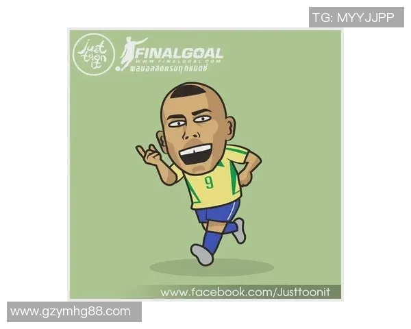 足球球星背头造型卡通画展现运动魅力与个性风采